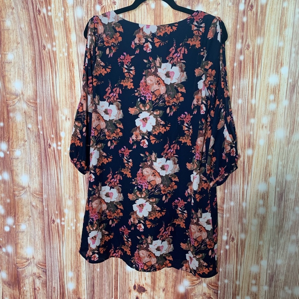 Lulus Shifting Dear Dress Size Small Cold Shoulder 3/4 Sleeves. Party Dress - Picture 4 of 9